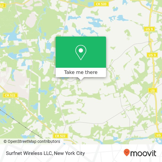 Surfnet Wireless LLC map