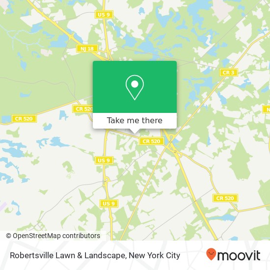 Robertsville Lawn & Landscape map