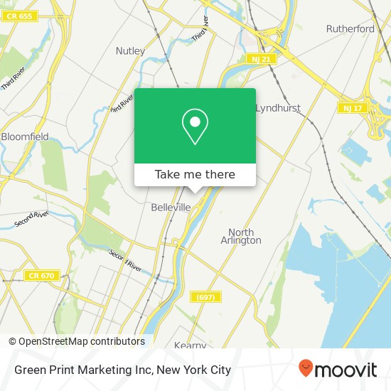 Green Print Marketing Inc map