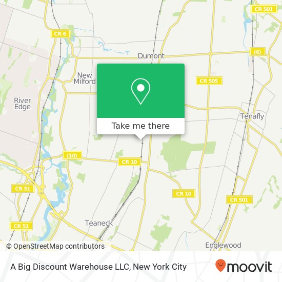 A Big Discount Warehouse LLC map