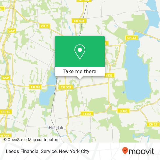 Leeds Financial Service map