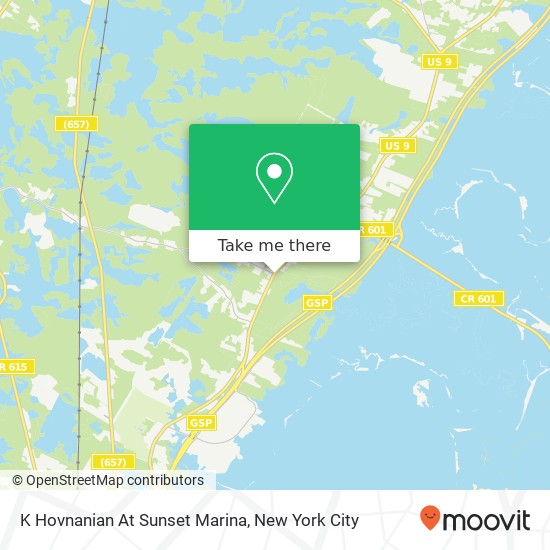 K Hovnanian At Sunset Marina map