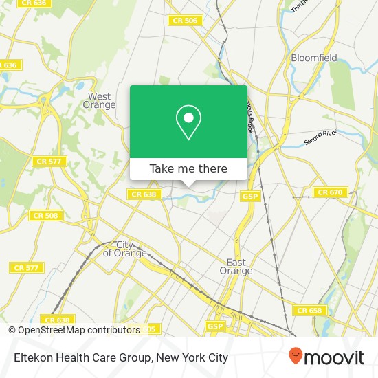 Mapa de Eltekon Health Care Group