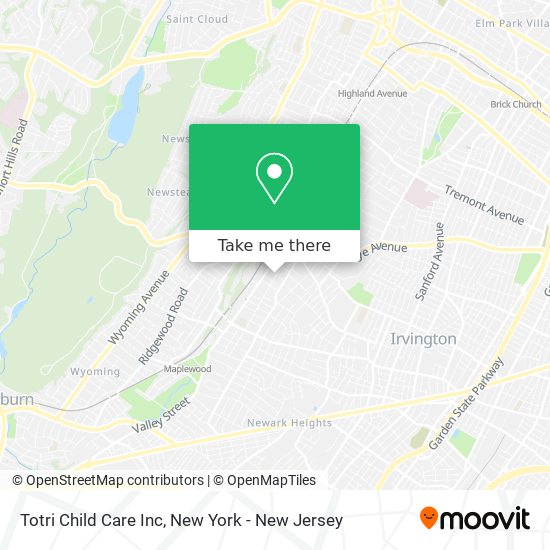 Totri Child Care Inc map