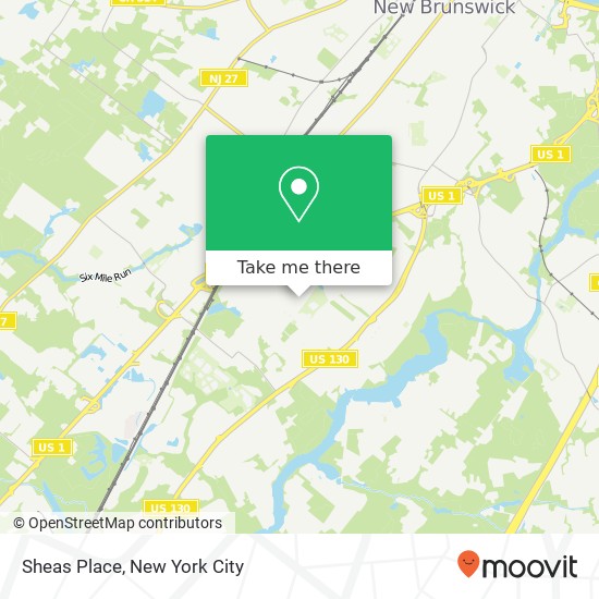 Sheas Place map