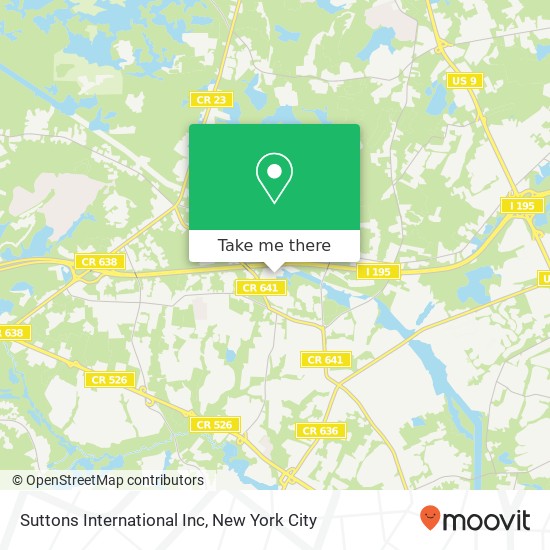 Suttons International Inc map