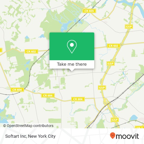 Softart Inc map