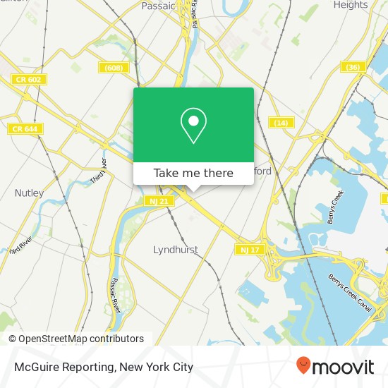 McGuire Reporting map