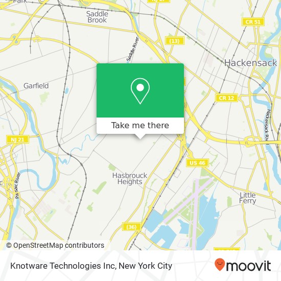 Mapa de Knotware Technologies Inc