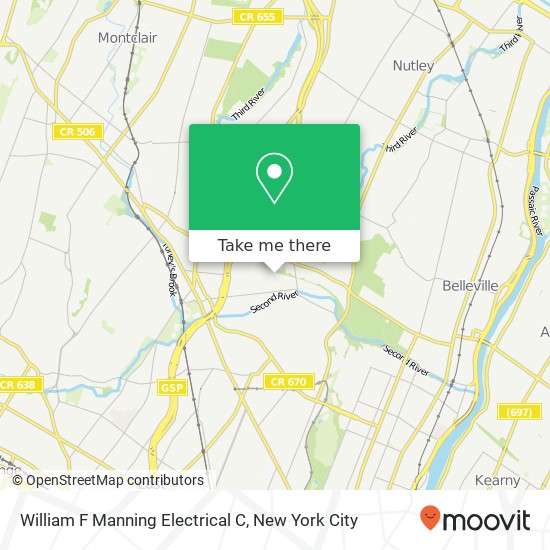 Mapa de William F Manning Electrical C