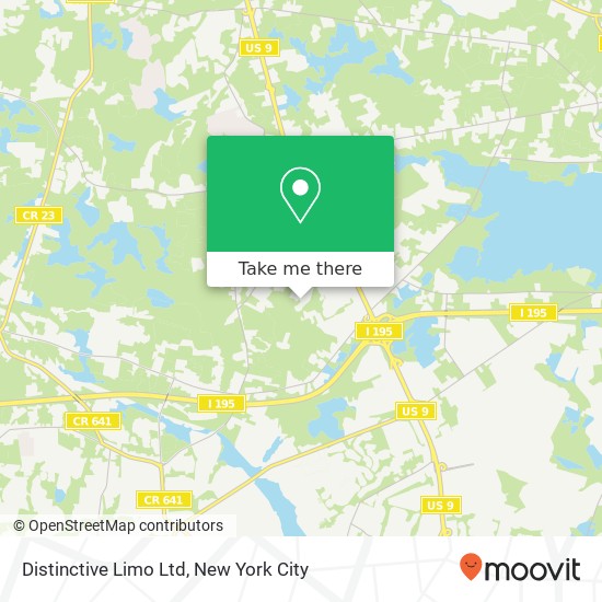 Mapa de Distinctive Limo Ltd
