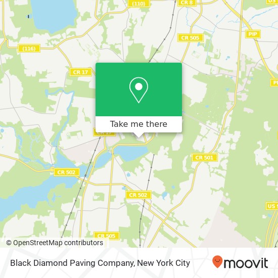 Mapa de Black Diamond Paving Company