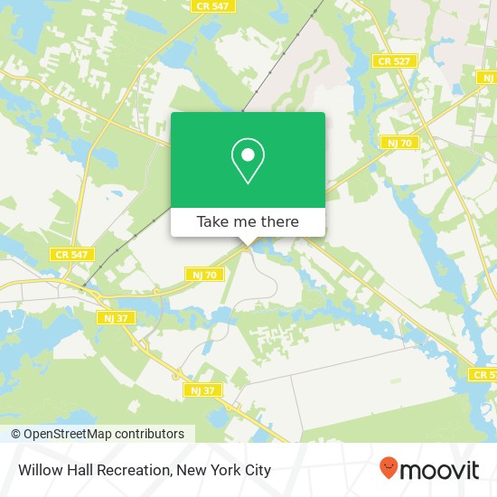 Mapa de Willow Hall Recreation