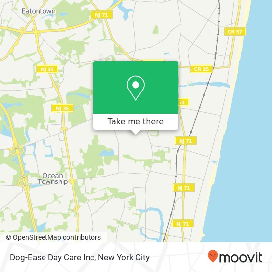 Mapa de Dog-Ease Day Care Inc