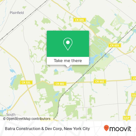 Mapa de Batra Construction & Dev Corp
