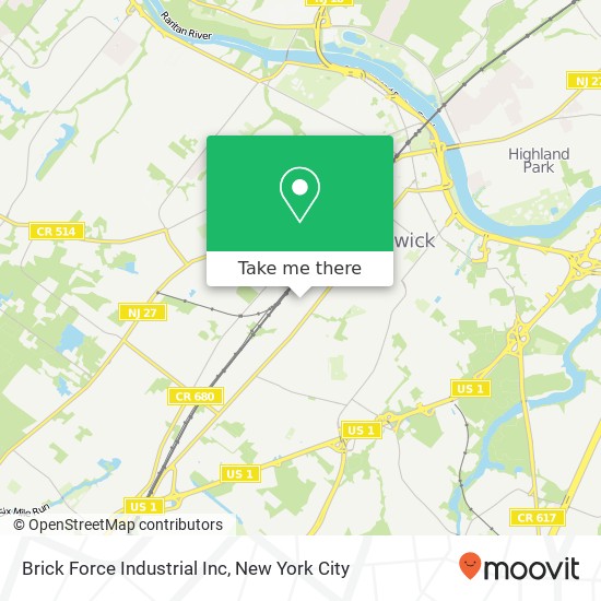 Brick Force Industrial Inc map