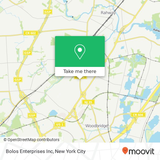 Bolos Enterprises Inc map