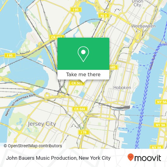 John Bauers Music Production map