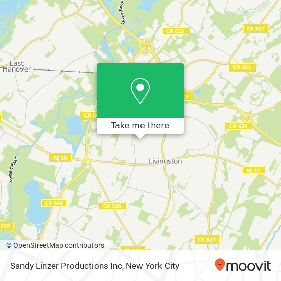 Sandy Linzer Productions Inc map