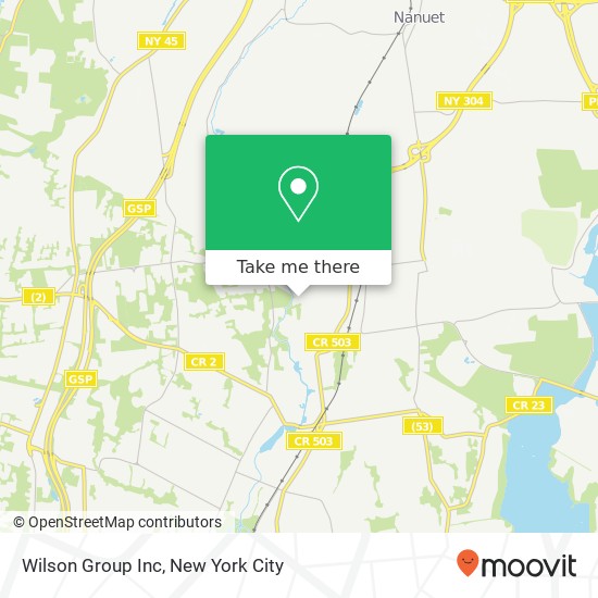 Wilson Group Inc map