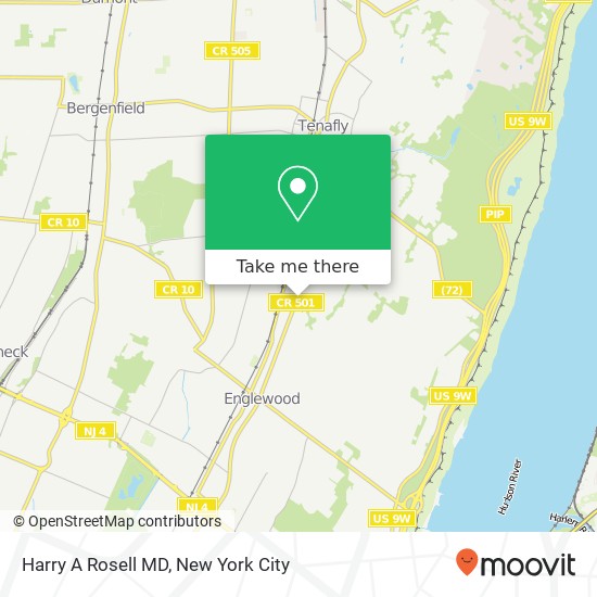 Harry A Rosell MD map
