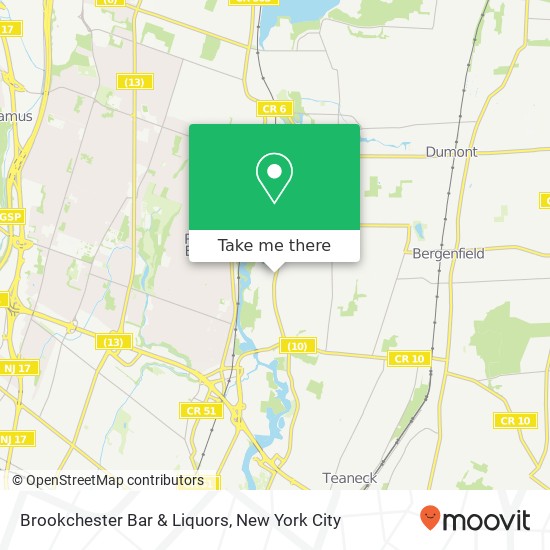 Brookchester Bar & Liquors map