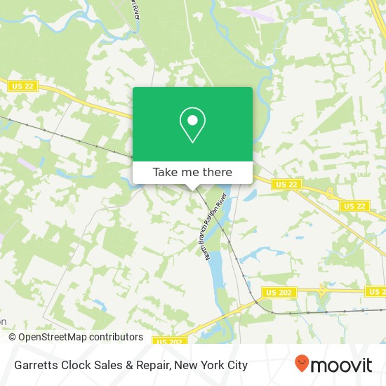 Mapa de Garretts Clock Sales & Repair