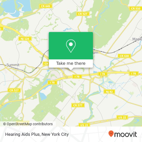 Hearing Aids Plus map