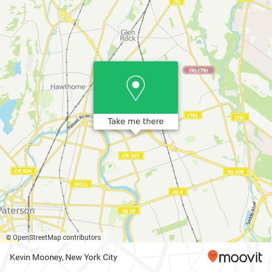 Kevin Mooney map