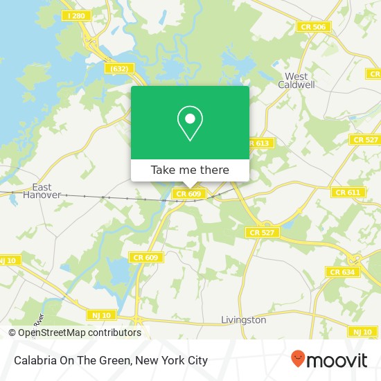 Calabria On The Green map