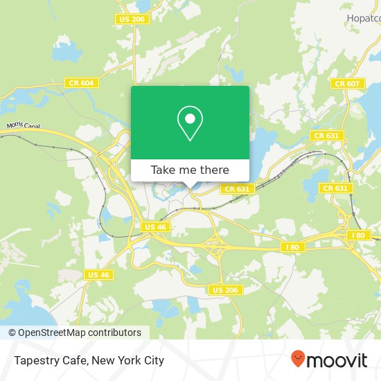 Mapa de Tapestry Cafe