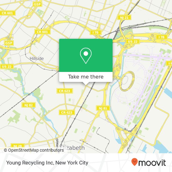 Young Recycling Inc map