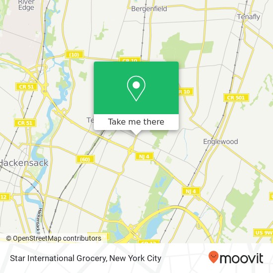 Mapa de Star International Grocery