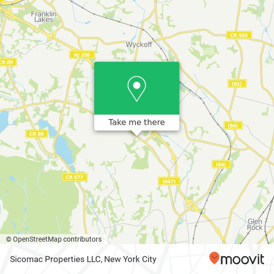 Mapa de Sicomac Properties LLC