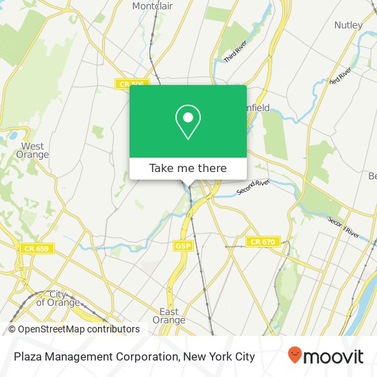 Plaza Management Corporation map