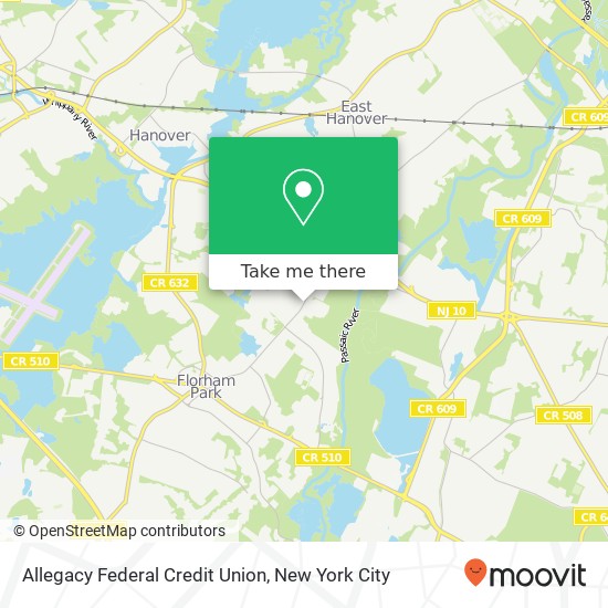 Allegacy Federal Credit Union map