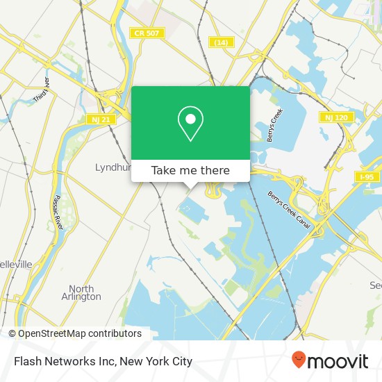 Mapa de Flash Networks Inc