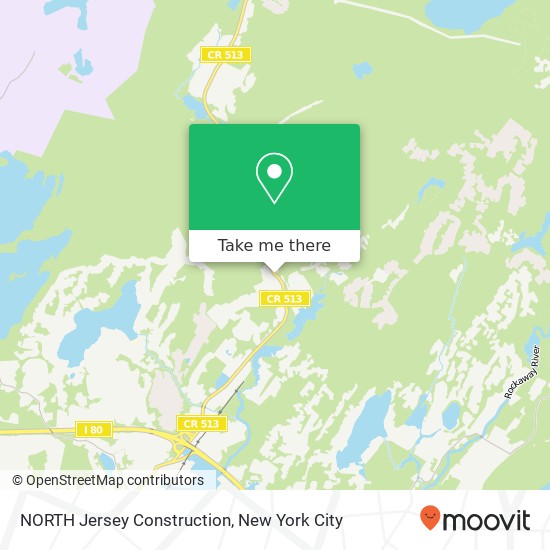 Mapa de NORTH Jersey Construction