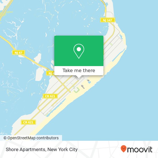 Shore Apartments map