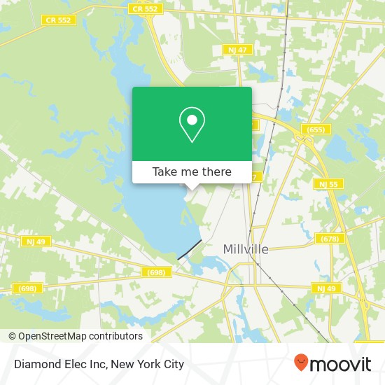 Diamond Elec Inc map