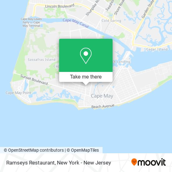Mapa de Ramseys Restaurant