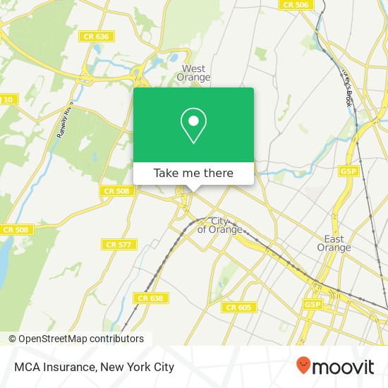 Mapa de MCA Insurance