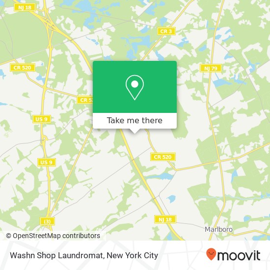 Mapa de Washn Shop Laundromat