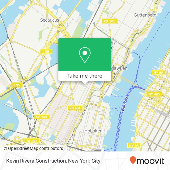 Kevin Rivera Construction map