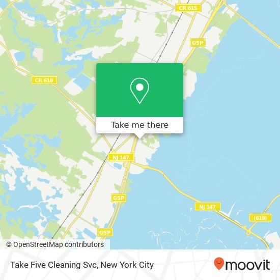 Mapa de Take Five Cleaning Svc