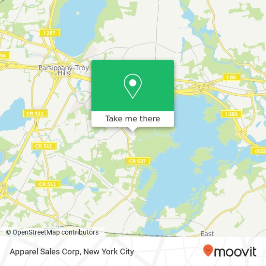 Mapa de Apparel Sales Corp
