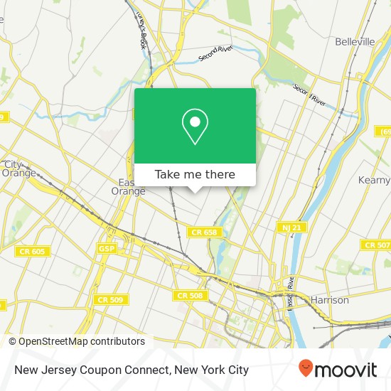 Mapa de New Jersey Coupon Connect