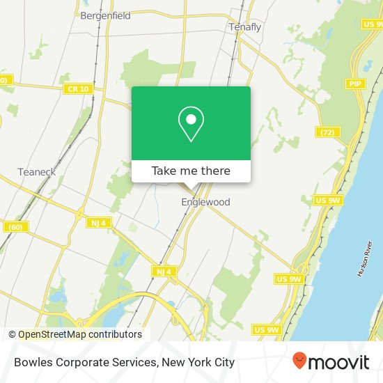 Bowles Corporate Services map