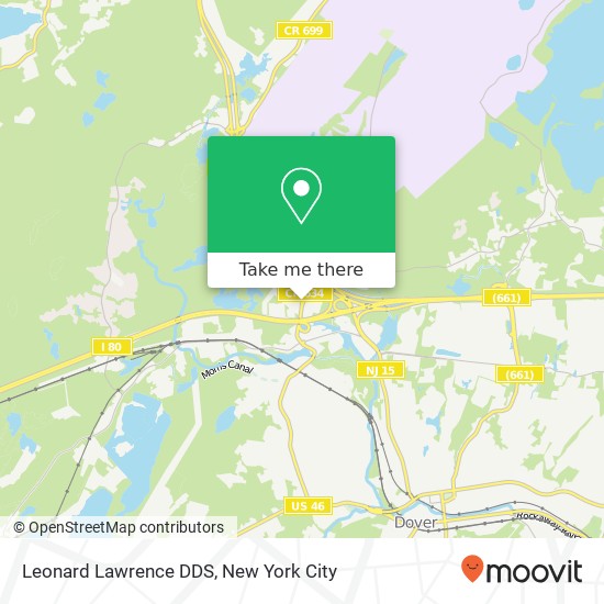 Leonard Lawrence DDS map