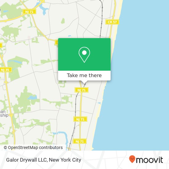 Galor Drywall LLC map